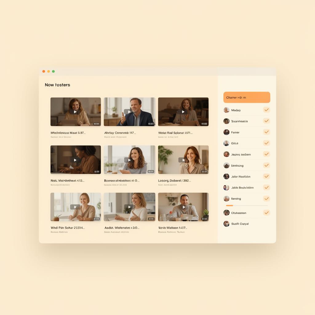 Aperçu d'application Formation / e-learning