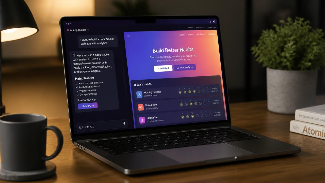 Transformation d'une idée floue en application web aboutie avec l'IA